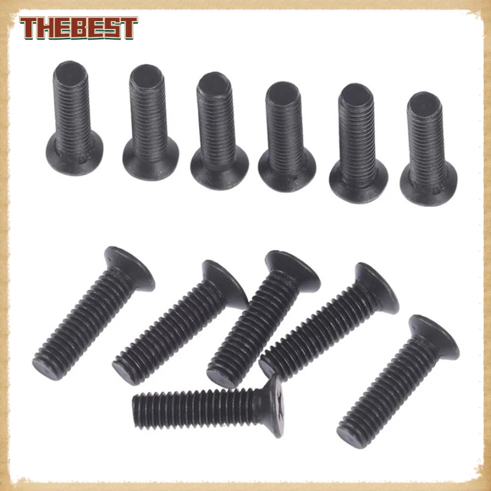 [Thebest] สกรูยึด 6 ชิ้น M5/M6 ด้ายมือซ้าย 22 มม. สําหรับอะแดปเตอร์ก้านจับสว่าน UNF