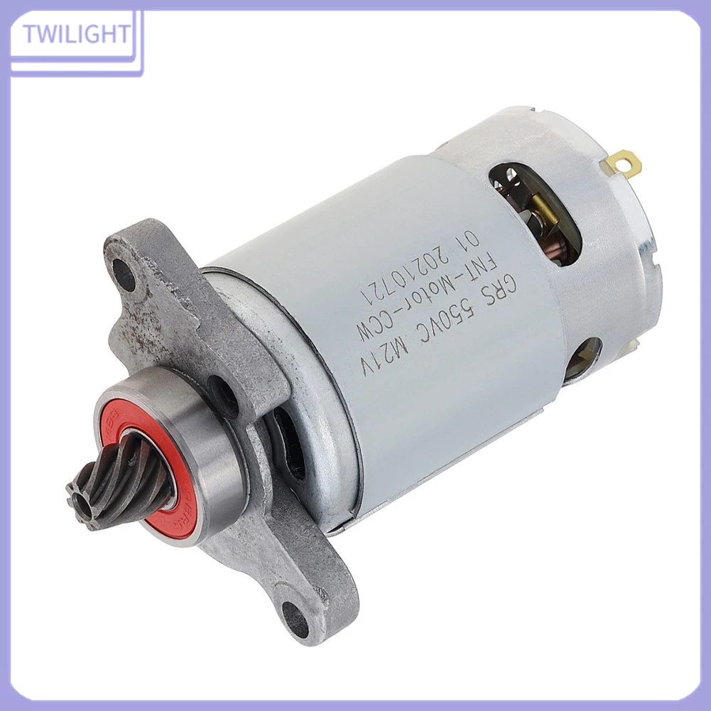Twi มอเตอร์ DC 8 ซี่ RS550 21V พร้อมเกียร์กรวย สําหรับเลื่อยไฟฟ้าลิเธียมมือถือ