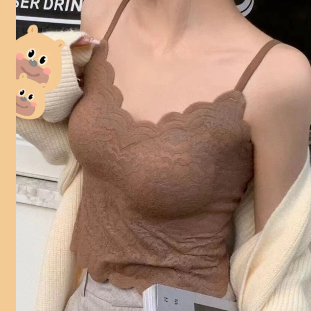bearbra Som underwear เสื้อกล้ามที่มีฟองน้ำในต้ว เหมาะกับฤดูร้อน มี 4 สีให้เลือก