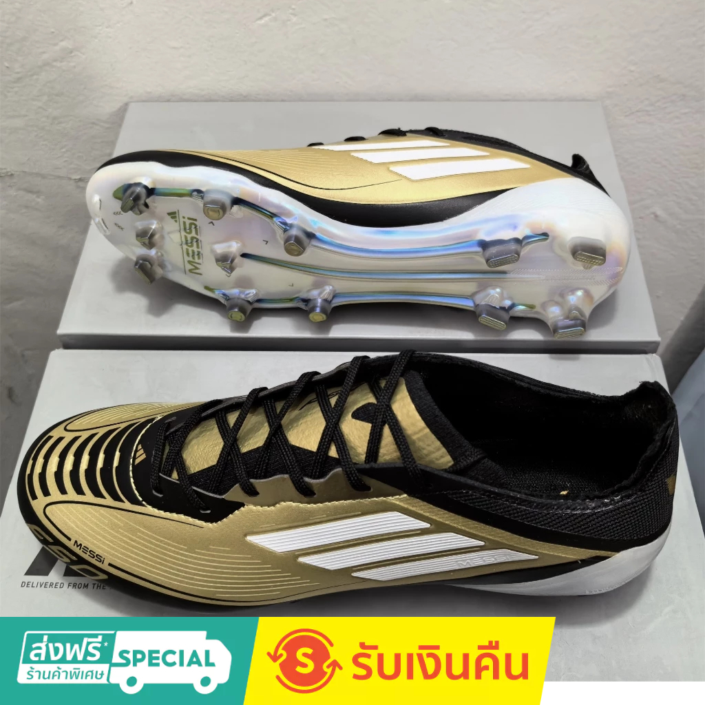F50 FG 39-45 รองเท ้ าฟุตบอลถักกลางแจ ้ งสําหรับผู ้ ชายกันลื ่ นและทนต ่ อการสึกหรอรองเท ้ าฟุตบอล