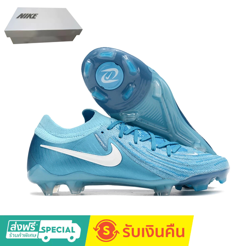 Phantom GX II Elite FG 39-45 รองเท ้ าฟุตบอลถักกลางแจ ้ งสําหรับผู ้ ชายกันลื ่ นและทนต ่ อการสึกหรอรองเท ้ าฟุตบอล