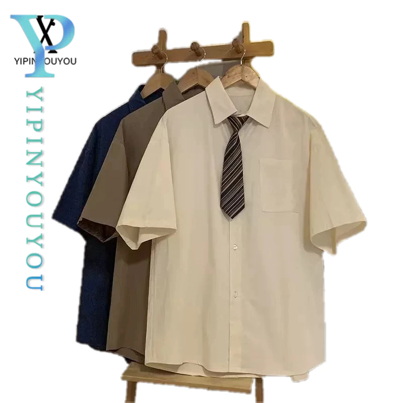 YIPINYOUYOU เสื้อแจ็คเก็ตผู้ชายแขนยาวแฟชั่นสไตล์ญี่ปุ่นฮาราจูกุสีทึบเสื้อแจ็คเก็ตกีฬาแขนยาวแบบอเมริกันสำหรับทั้งชายและหญิง