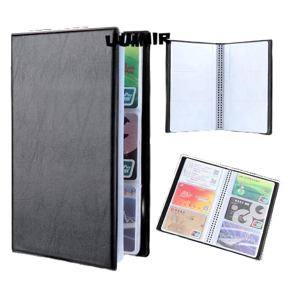 UUMIR   สมุดเก็บบัตรเครดิต กระดาษคราฟท์ สําหรับสะสม