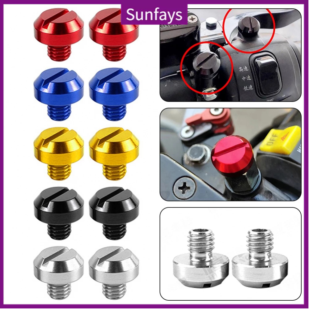 ✨จุกปิดรูกระจกจักรยานยนต์ E ขนาด 10 มม. 2 ชิ้น