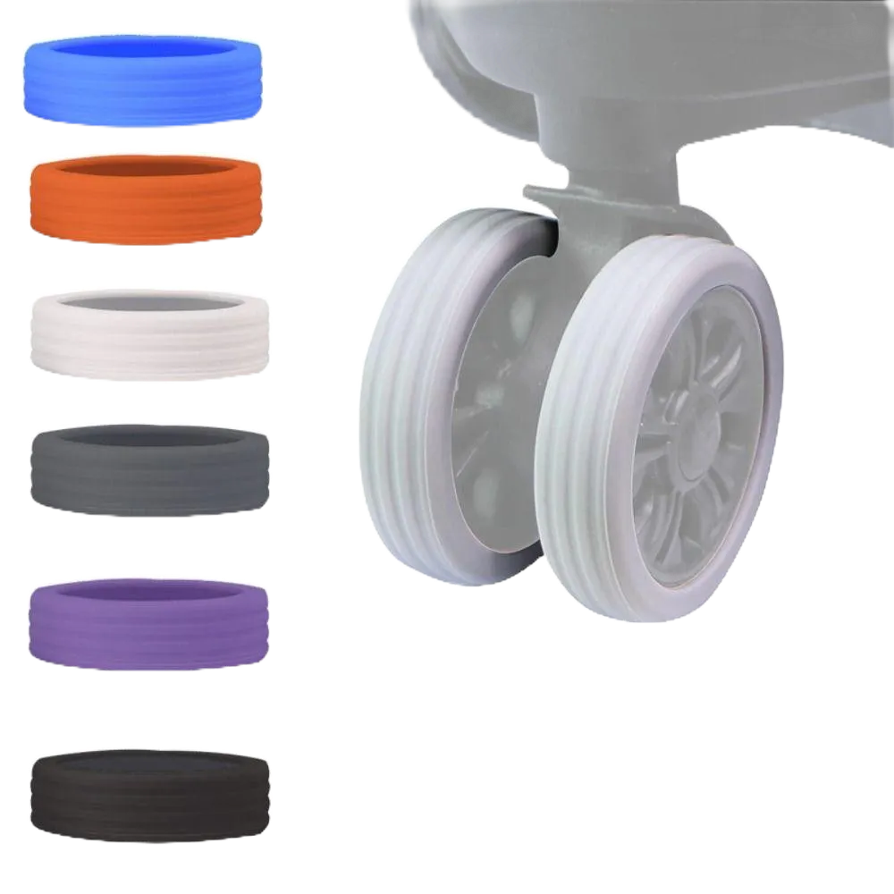 UUMIR  ฝาครอบป้องกันล้อกระเป๋าเดินทาง ลดเสียงรบกวน 8 ชิ้น ต่อชุด