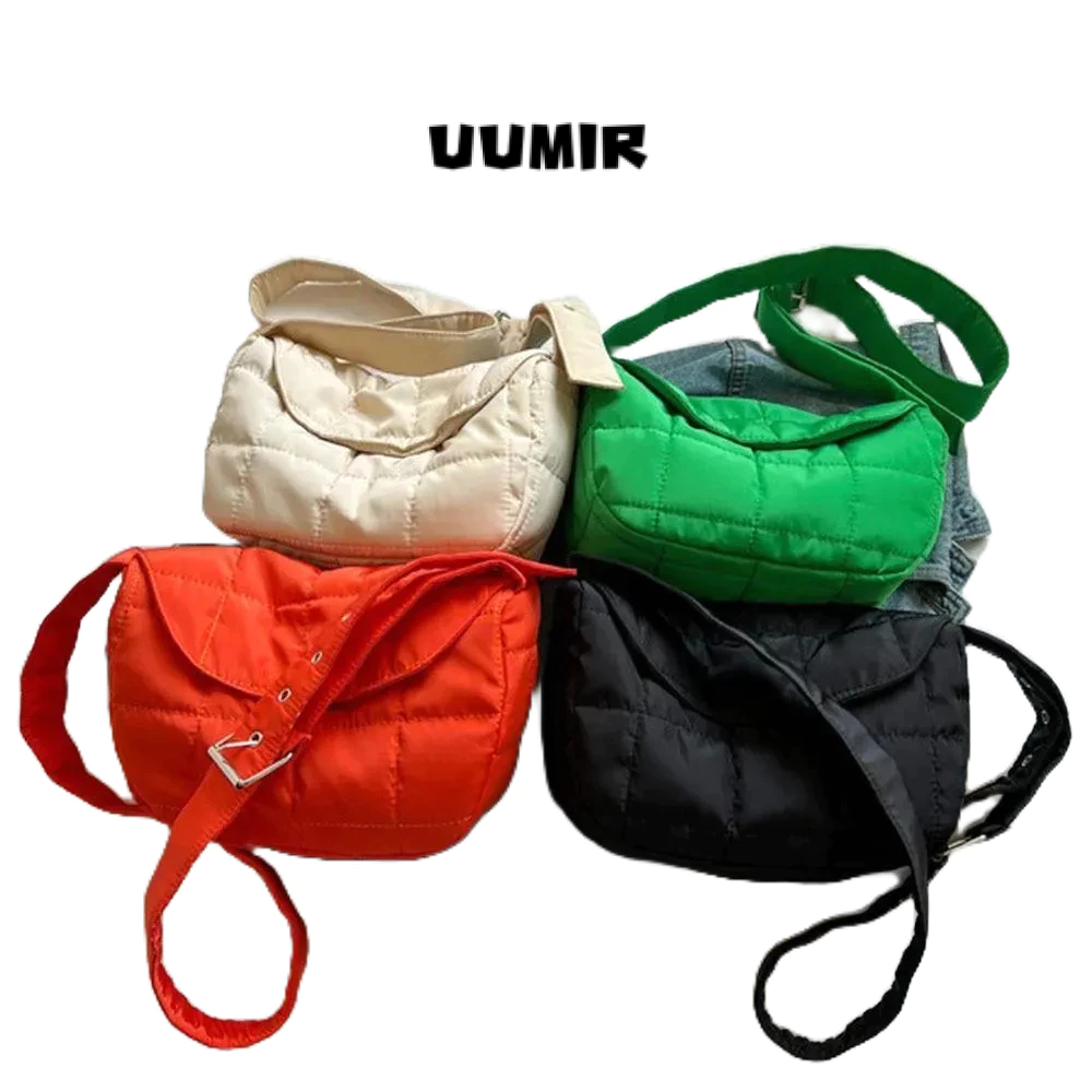 UUMIR กระเป๋าสะพายไหล่ กระเป๋าถือ ผ้าฝ้าย น้ําหนักเบา แฟชั่นสําหรับสตรี