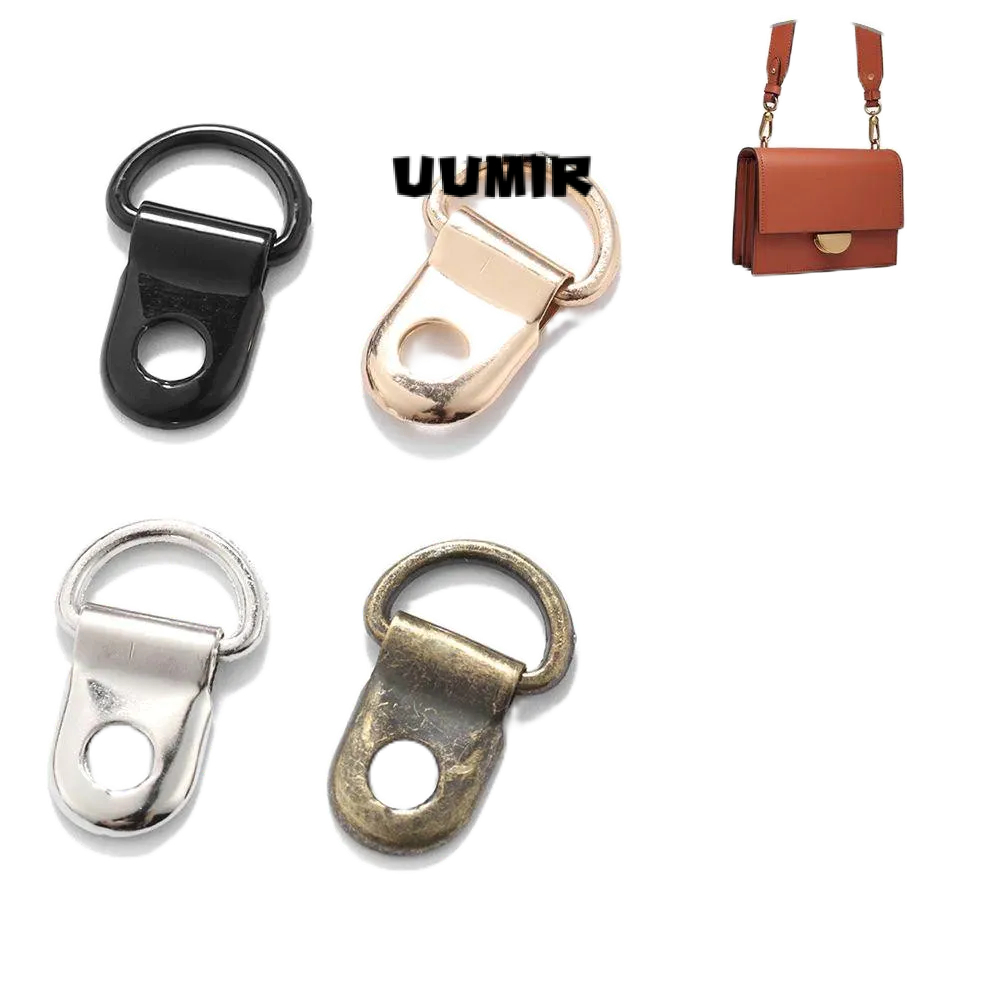 UUMIR คลิปตะขอคาราบิเนอร์ รูปตัว D DIY สําหรับแขวนกระเป๋าถือ 10 ชุด ต่อล็อต