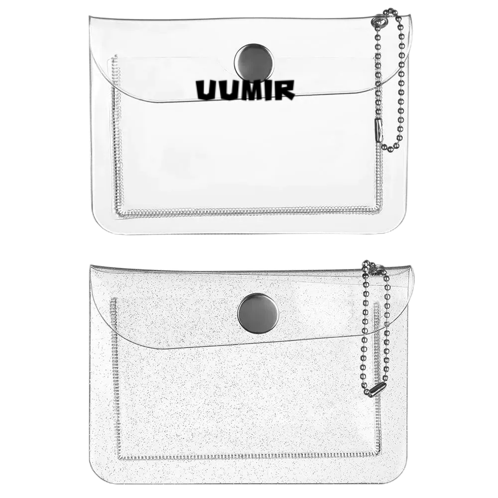 UUMIR   กระเป๋าสตางค์ PVC กันน้ํา ใส่บัตรได้ สําหรับผู้หญิง
