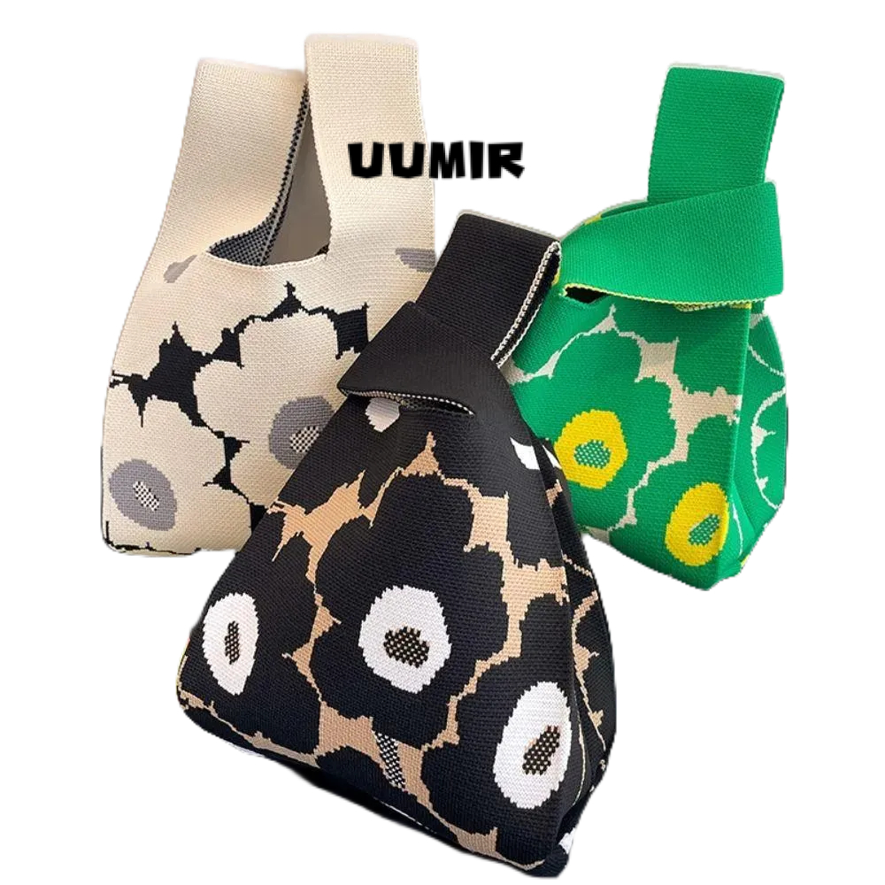 UUMIR  กระเป๋าสะพายหลังถักหลายสี