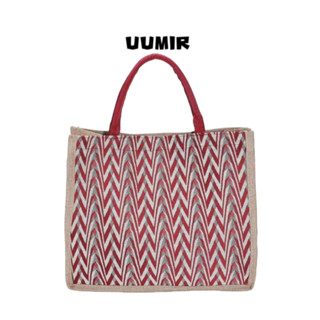 UUMIR  กระเป๋าถือลําลอง ผ้าแคนวาส ผ้าลินิน สําหรับผู้หญิง