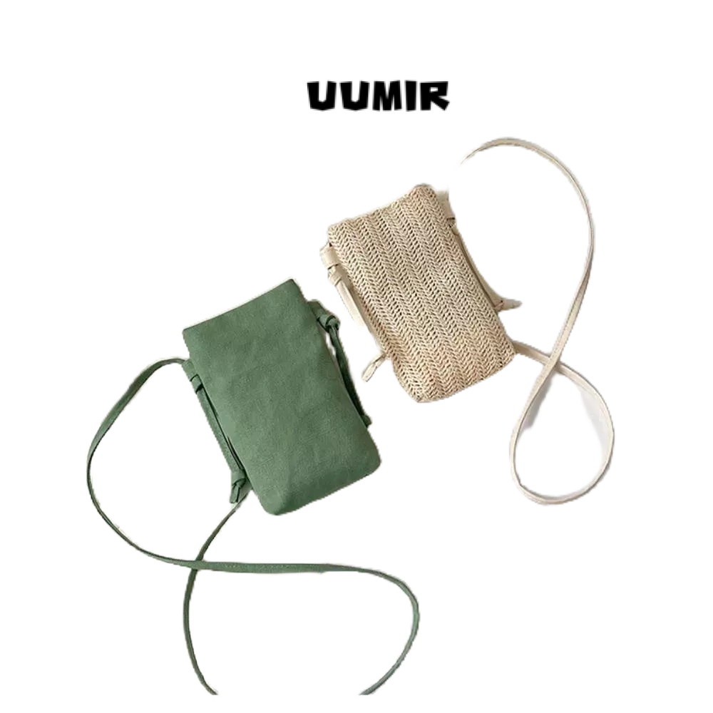 UUMIR กระเป๋าใส่โทรศัพท์มือถือ ผ้าแคนวาส น้ําหนักเบา อเนกประสงค์ เข้ากับทุกการแต่งกาย สําหรับกลางแจ้ง