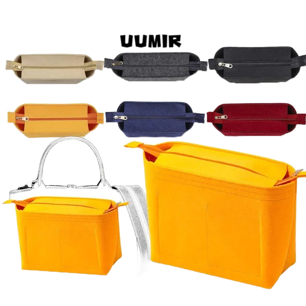 UUMIR กระเป๋าผ้าสักหลาด มีหลายช่อง สําหรับใส่จัดเก็บของ Longchamp LE PLIAGE ROSEAU
