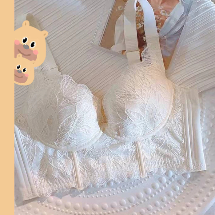 bearbra ชุดชั้นในสตรีขนาดบวกชุดชั้นในไร้กรอบบางเพื่อป้องกันการหย่อนคล้อย