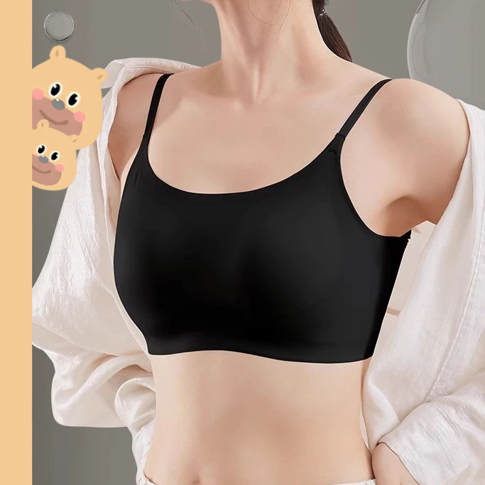🎀bearbra🎀บราบางรูปตัวยูไร้รอยต่อ ชุดชั้นในสุดเท่ในฤดูร้อน