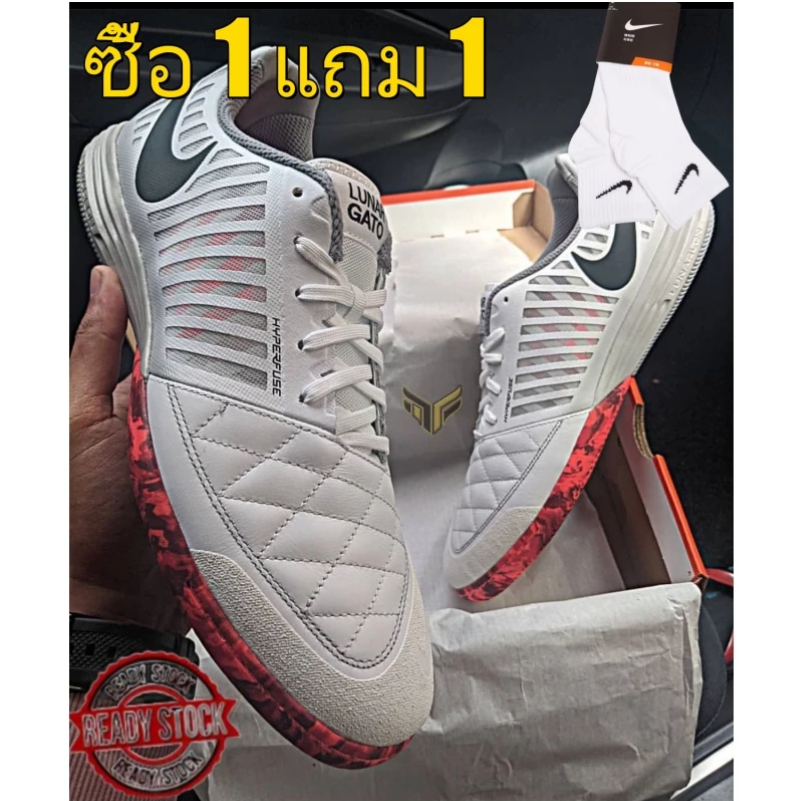 รองเท้าฟุตบอล Futsal Masculina Lunar Gato Ii Ic รองเท้าฟุตบอล สําหรับผู้ชาย ผู้หญิง จัดส่งฟรี