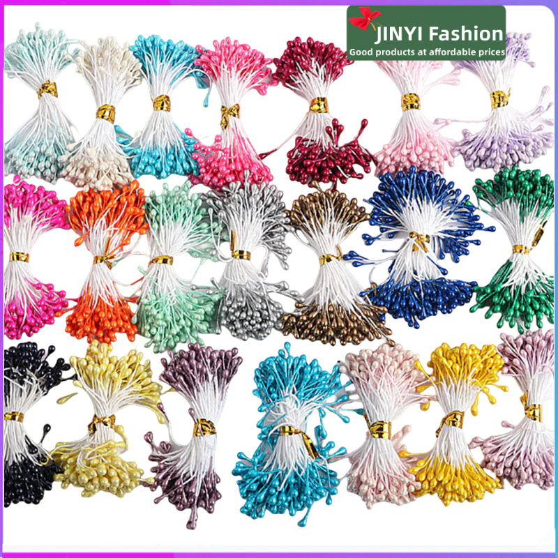 150 ชิ้น 5.5 ซม. เกสรสีมุก ~ DIY handmade ช่อดอกไม้ตกแต่ง headwear อุปกรณ์เสริม