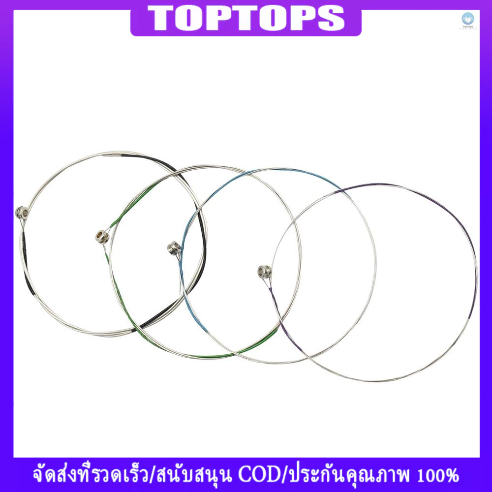 Tpt Universal Full Set ( EA-D-G ไวโอลิน Fiddle String Strings แกนเหล ็ กนิกเกิล-เงินแผลพร ้ อมปลายบอลชุบนิกเกิลสําหรับ 4/4 3/4 1/2 1/4 ไวโอลิน