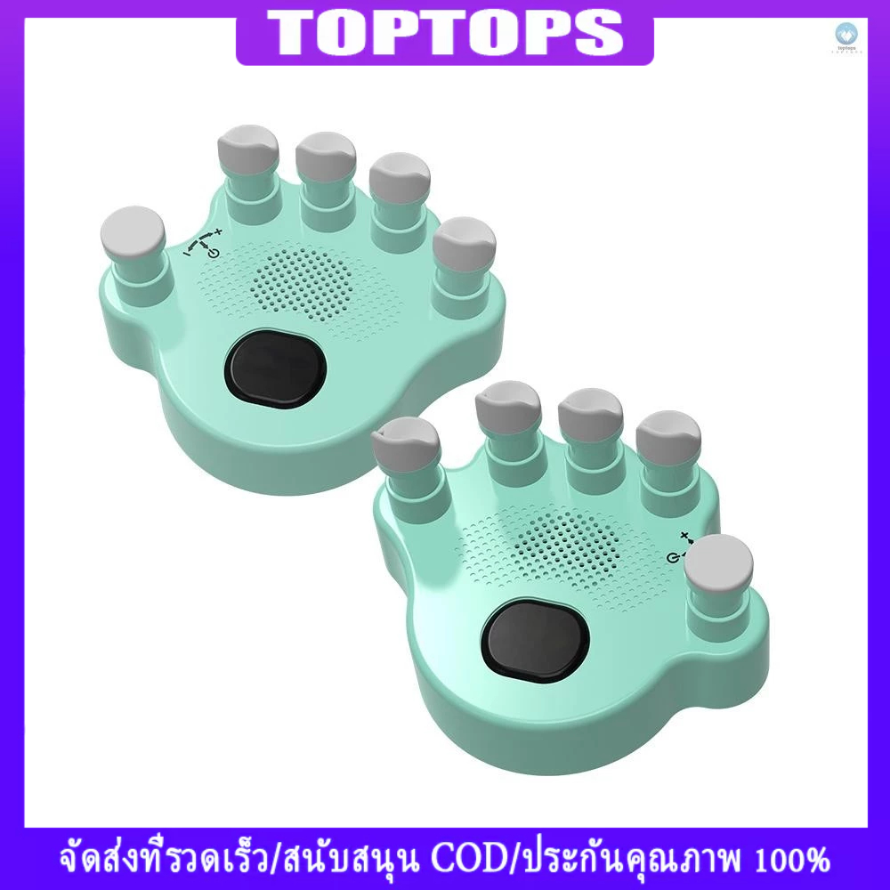 Tpt 2 ชิ ้ นเปียโนมือรูปร ่ าง Corrector มือ Strengthener ท ่ าทางแก ้ ไขเครื ่ องมือเปียโนอุปกรณ ์ เสริมในตัวแหล ่ งเสียงลําโพงซิลิโคนปุ ่ ม Anti-slip มือออกกําลังกายเทรนเนอร ์