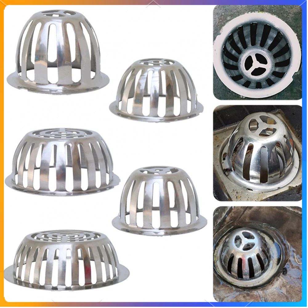 【WIK】Versatile Stainless Steel Round Floor Drain Cover for Balcony and Roof