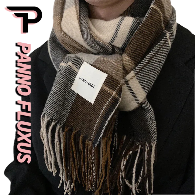 PannoFluxus ผ้าพันคอ น้ำหนักเบา แฟชั่น เหมาะใช้ในฤดูหนาว ใช้ได้ทุกเพศ
