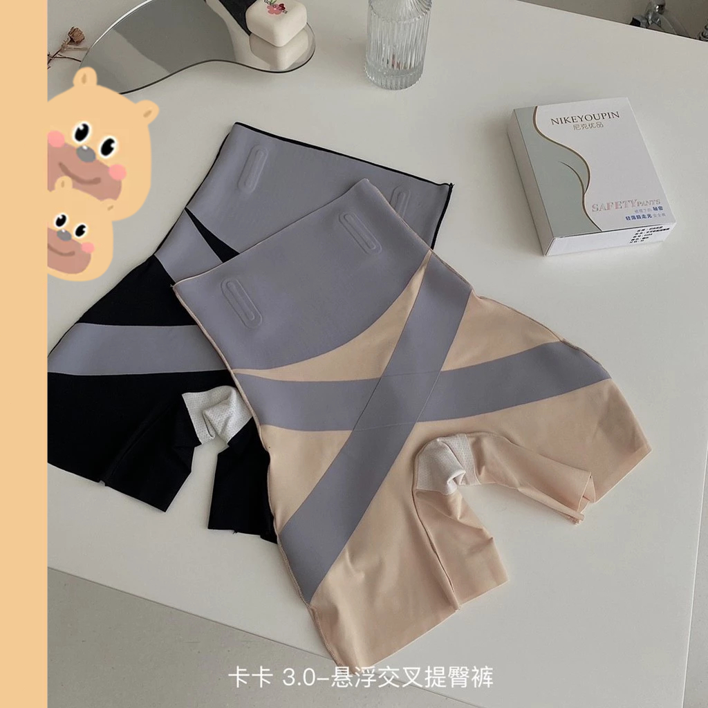 🎀bearbra🎀กางเกงเก็บพุงเอวสูง เอวสูง ควบคุมหน้าท้อง ยกก้น กระชับสัดส่วน กางเกงเสริมสะโพก