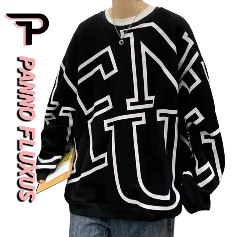 PannoFluxus เสื้อกันหนาวผู้ชายแฟชั่นฤดูใบไม้ผลิและฤดูใบไม้ร่วงใหม่เวอร์ชั่นเกาหลี ins เสื้อกันหนาวมีฮู้ดคู่ 2022