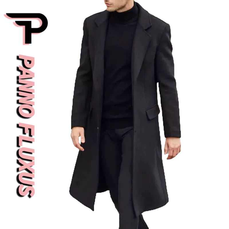 PannoFluxus เสื้อแจ็คเก็ตกันลมลำลองสำหรับบุรุษสไตล์อังกฤษ เสื้อกันลมของสุภาพบุรุษที่บางและอบอุ่น