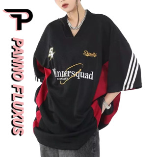 PannoFluxus ใหม่ตัวอักษรที่เรียบง่ายคอกลมเสื้อยืดดิจิตอลแฟชั…