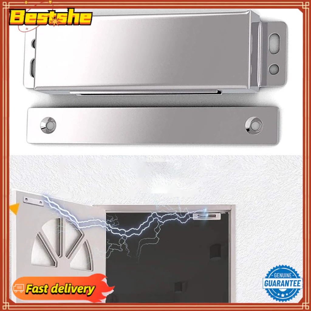 [bestshe] แม่เหล็กจับประตู แข็งแรง รับน้ําหนักได้มาก 40 กก. สําหรับห้องครัว