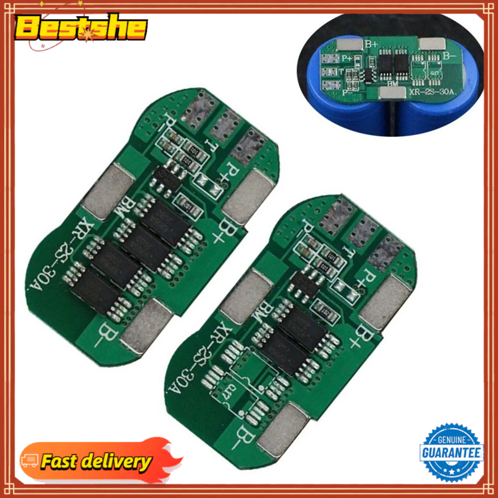 {bestshe } Bms 2S 7.4V 6A/10A Li-ion Battery Charge Protection Board PCM PCB Cell Charging ขายร ้ อน