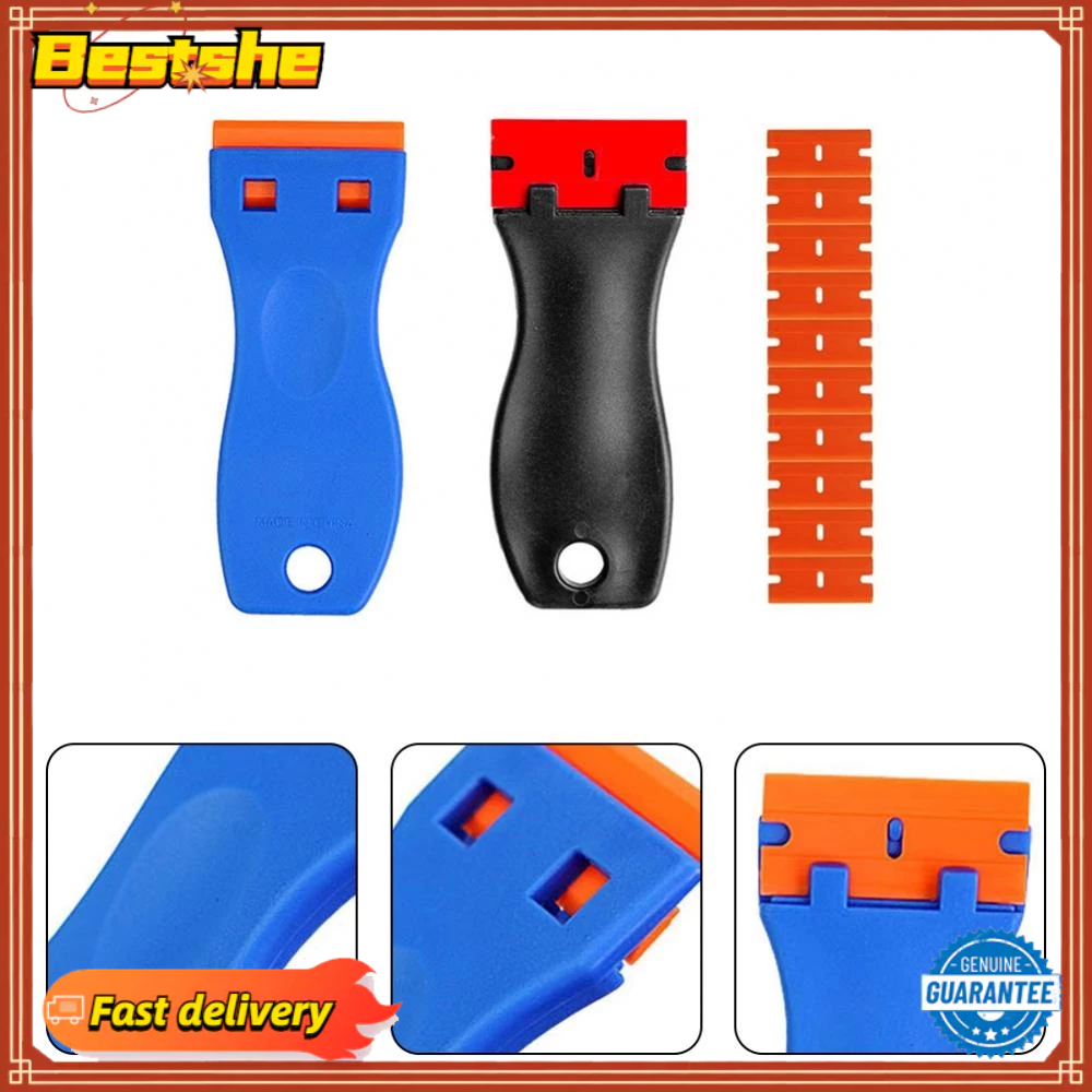 【Bestshe】Scraper Tool 10 Pcs/Batch Edge Paint Cleaning Plastic Plastic Blades Household