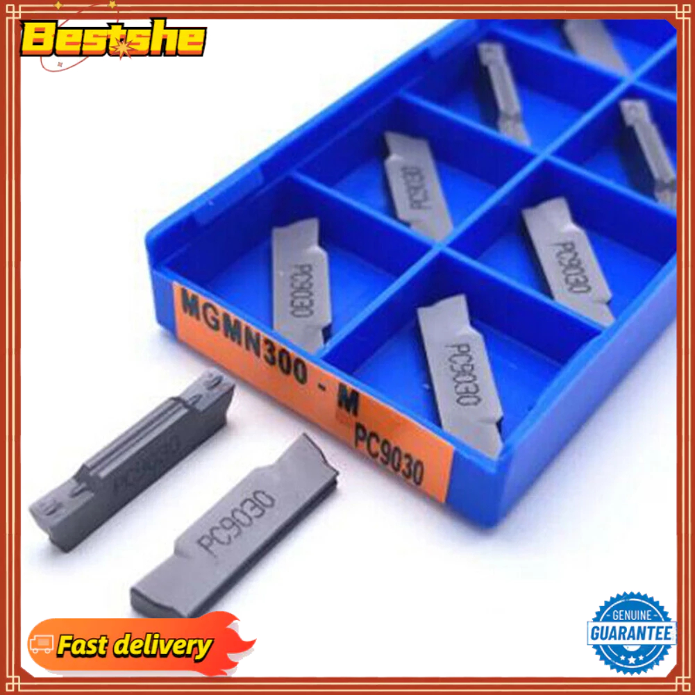 Bestshe เม็ดมีดคาร์ไบด์ 3 มม. MGMN300-M 9030 สําหรับ MGEHR