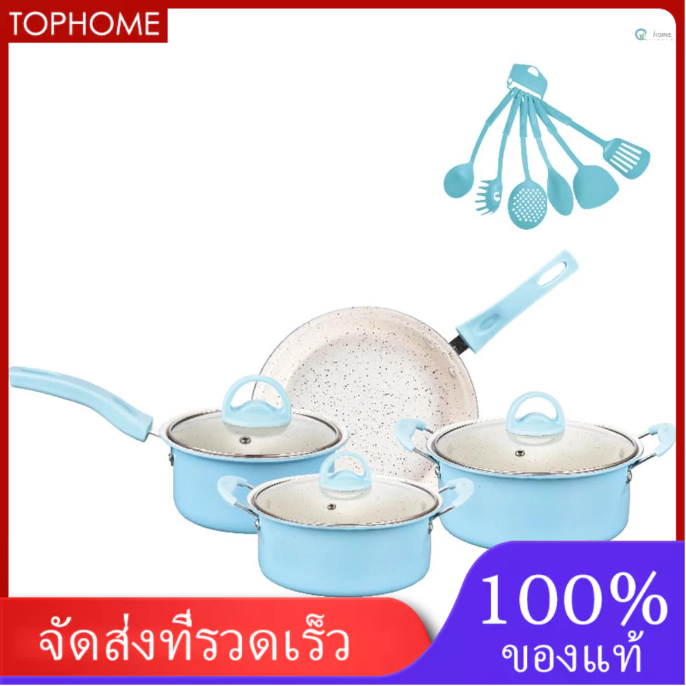 Non-Stick Pots And Pans Set - 13-Piece Kitchenware Set for Easy Cooking