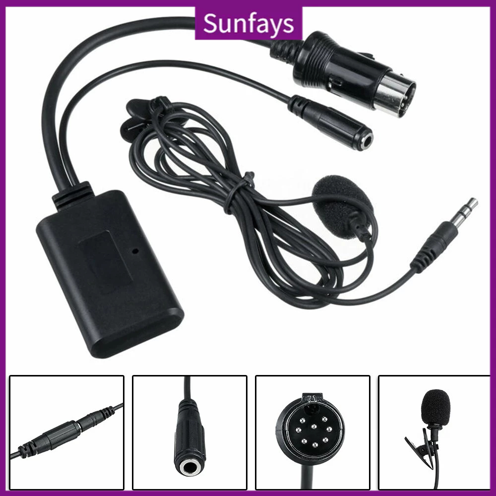 Cable adapter Plugs Wiring 8Pin Bluetooth For Alpine KCM-123B M-BUS Audio New#SUFA