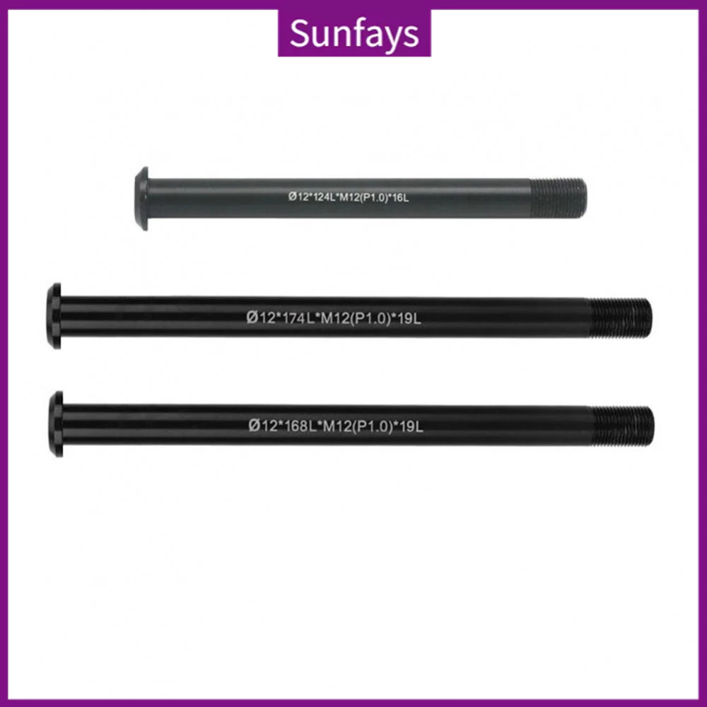 ✨Cycling Bike Bicycle Front Rear Thru Axle Replacement Φ12124L 168L 174L JsULUnzk#SUFA