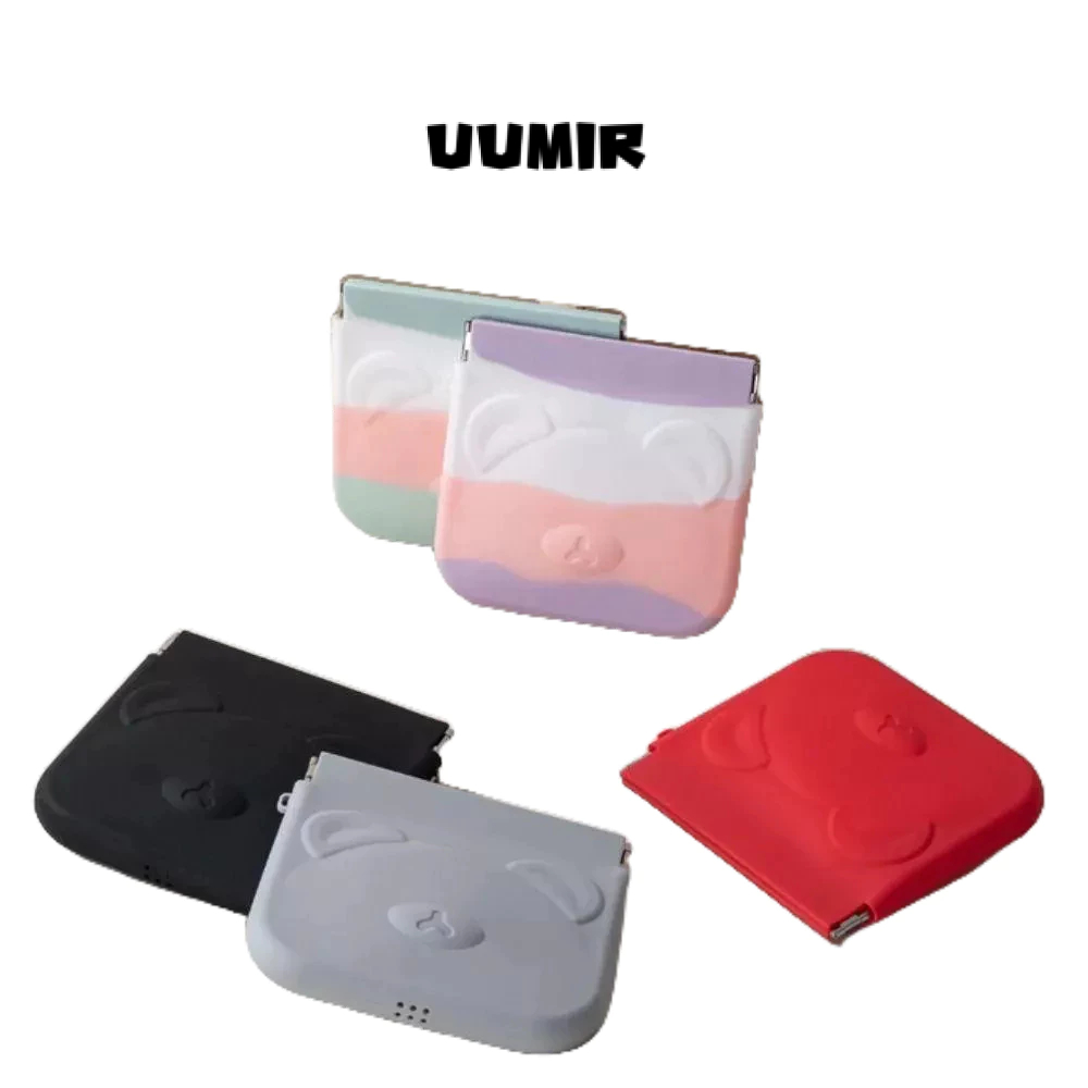 UUMIR กระเป๋าใส่เหรียญซิลิกาเจล ปิดอัตโนมัติ ขนาดเล็ก แบบพกพา