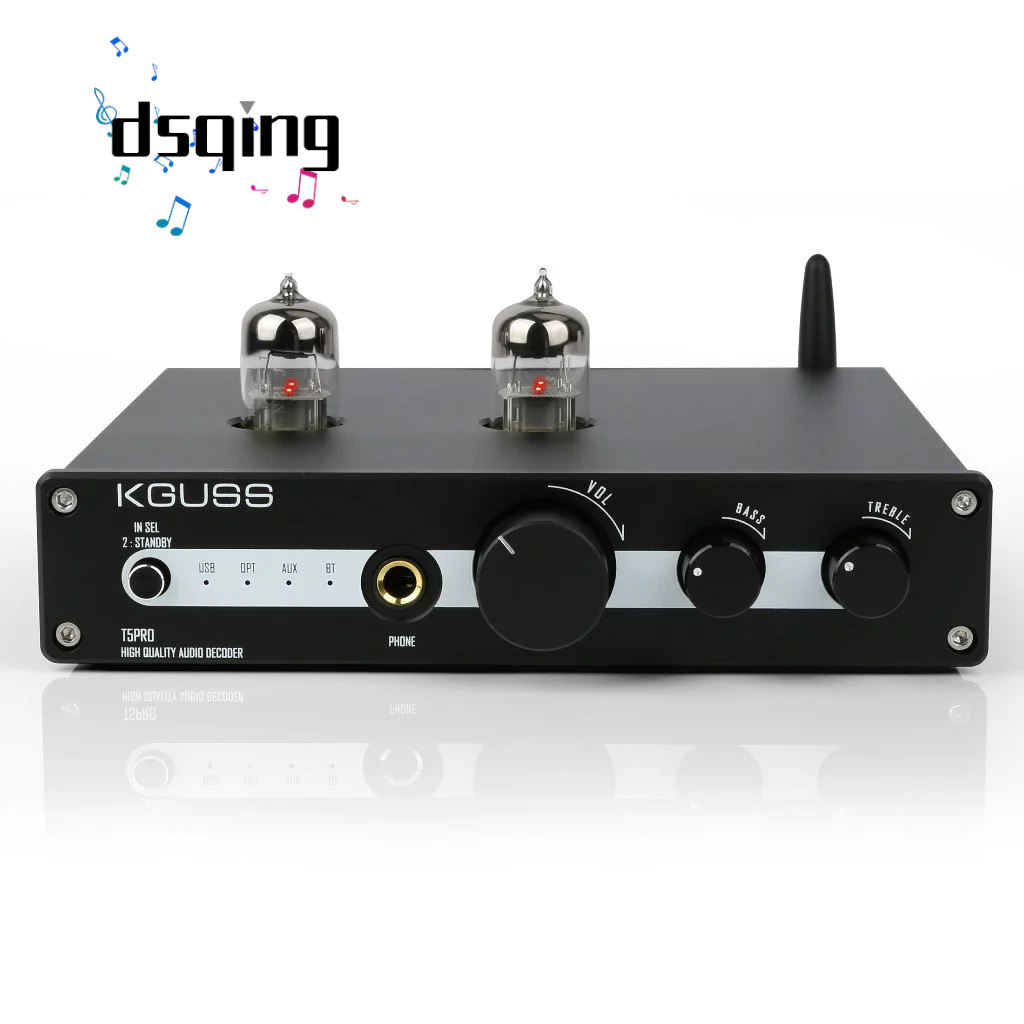 Kguss T5PRO แอมป์หลอด LDAC Bluetooth decoder HIFI DAC AMPเครื่องขยายเสียงหูฟัง