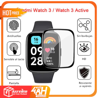 ฟิล์มกันรอยหน้าจอ แบบเต็ม สําหรับ Redmi Watch 3 Active ฟิล์มป้องกันแบบนิ่ม สําหรับ Redmi Watch 3 2 Lite Smart Watch ไม่ใช่กระจก