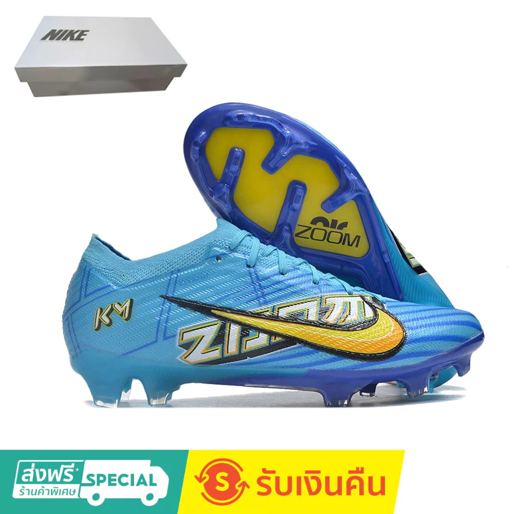 Air Zoom Mercurial Vapor XV Elite FG 35-45 รองเท้าฟุตบอลถักกลางแจ้งสําหรับผู้ชายรองเท้าฟุตบอลกันลื่นและทนต่อการสึกหรอ