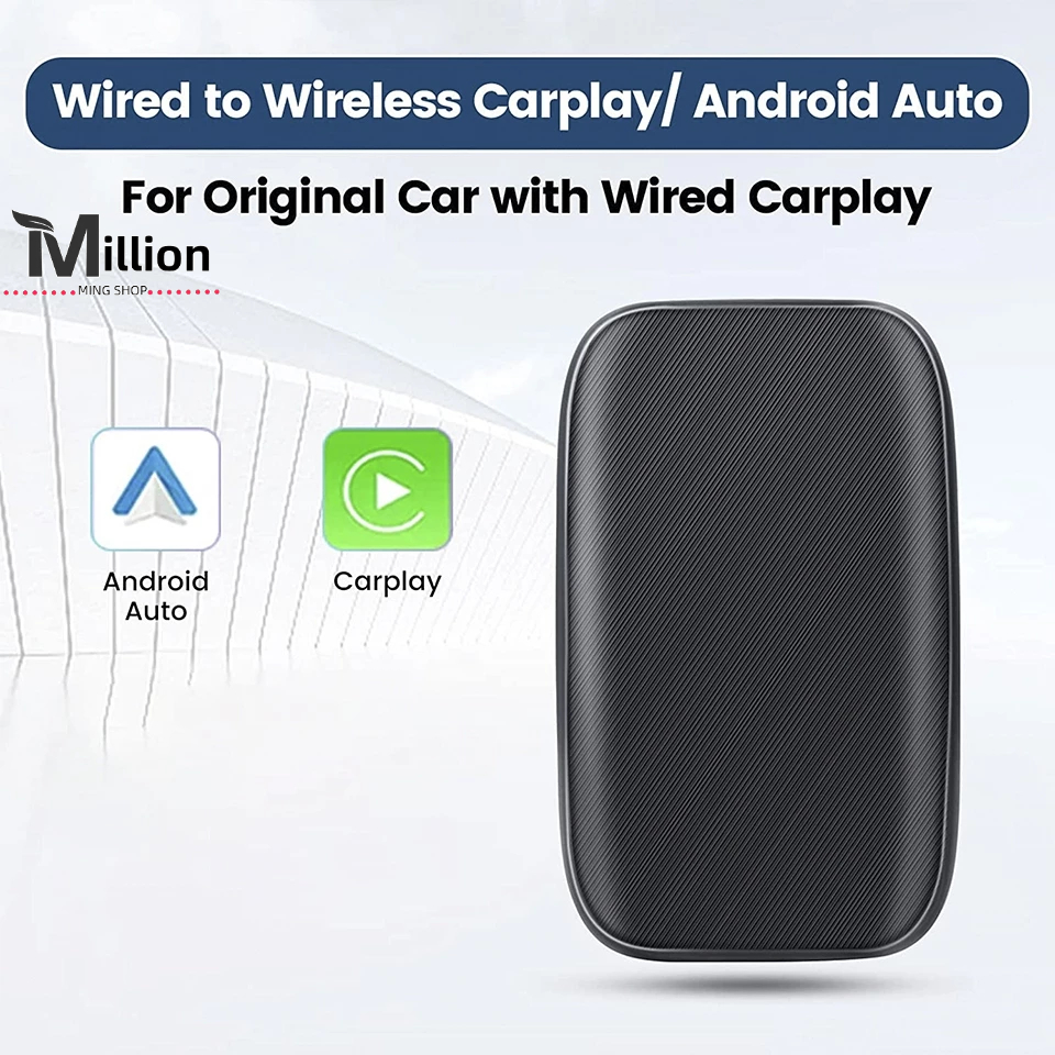 Wireless Carplay AI Box Wired Carplay to Wireless Carplay Module Carอัจฉริยะเชื่อมต่อกัน Carplay Box