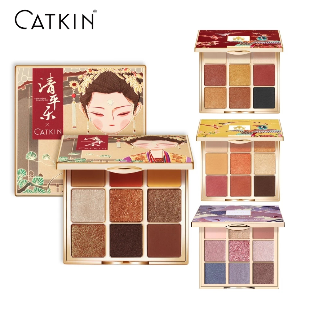 CATKIN 9 Colors Eyeshadow Palette อายแชโดว์พาเลท ชิมเมอร์ เนื้อแมตต์ ธรรมชาติ สี