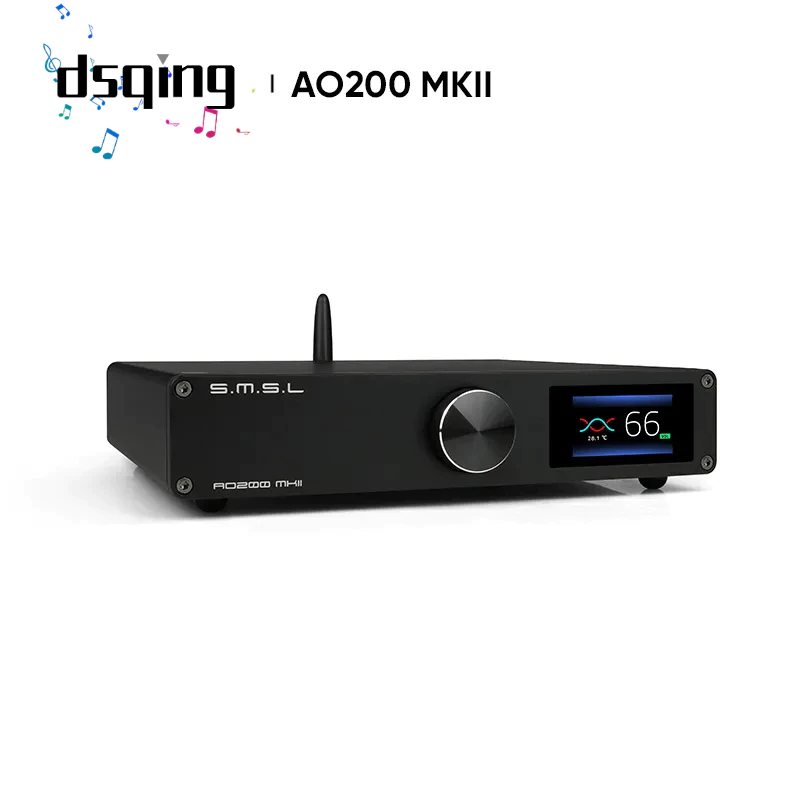 Smsl AO200MKII บลูทูธเครื่องขยายเสียงดิจิตอลในครัวเรือน High Power Preamplifier 160W