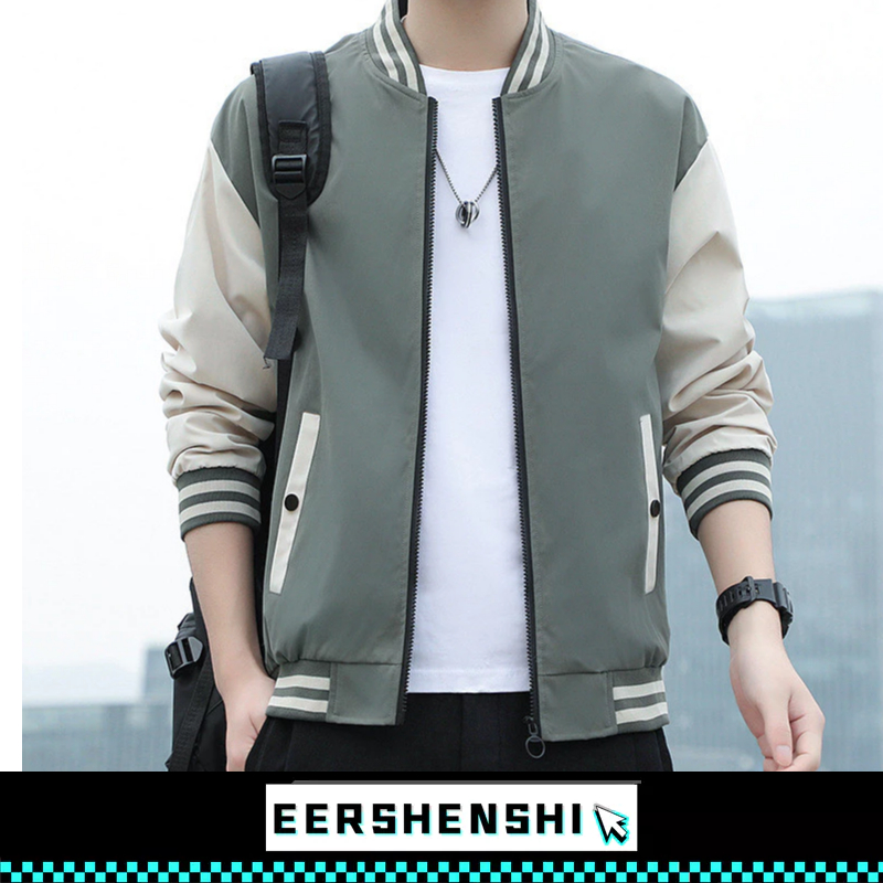 EERSHENSHI เสื้อแจ็คเก็ตผู้ชาย การประกันคุณภาพใหม่ (พร้อมส่ง) ม-5เอ็กแอล