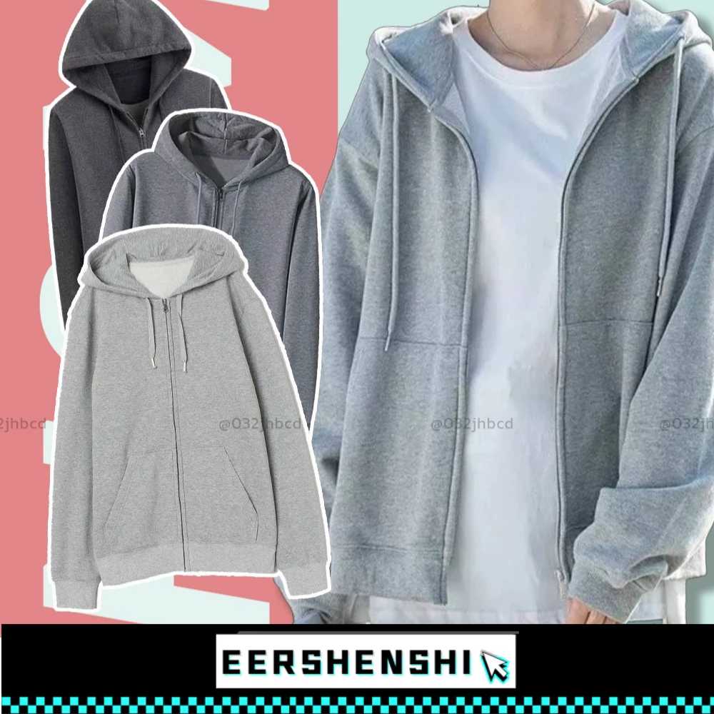 เสื้อกันหนาวมีฮู้ด hoodie เสื้อฮู้ด แฮชเอ็ม สินค้าพร้อมจัดส่ง