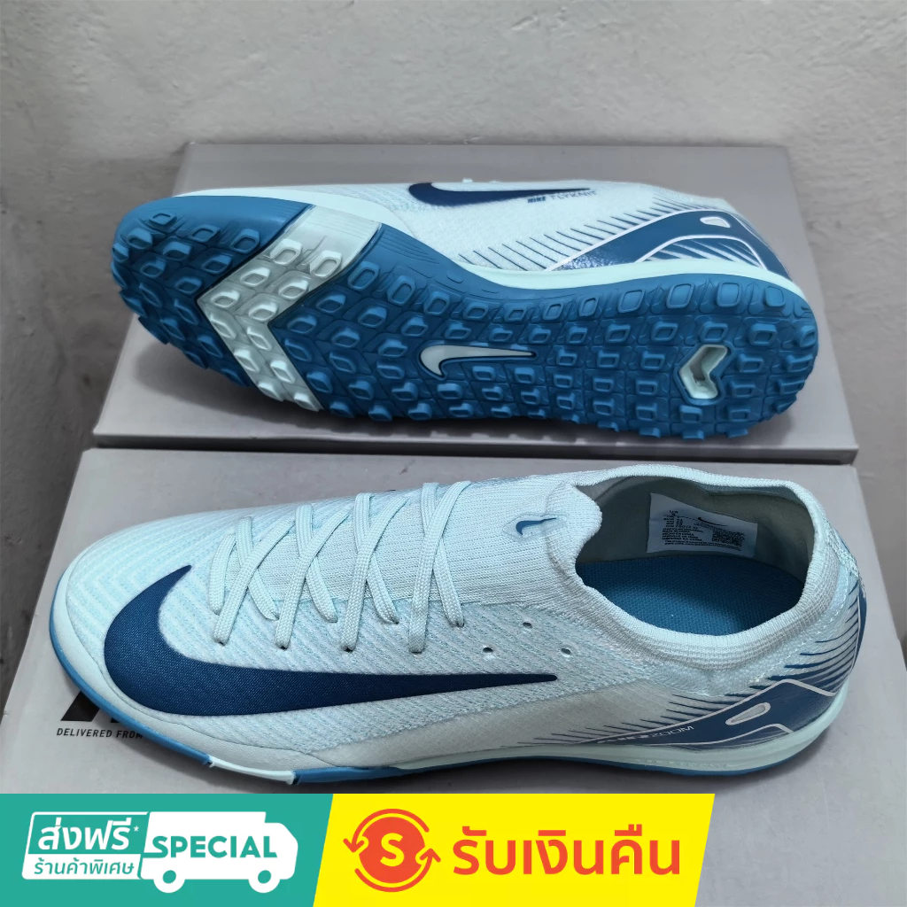 Air Zoom Mercurial Vapor 16 Elite TF 39-45 สนามหญ้าผู้ชายรองเท้าฟุตบอลถักกลางแจ้งรองเท้าฟุตบอลกันลื่นและทนต่อการสึกหรอ