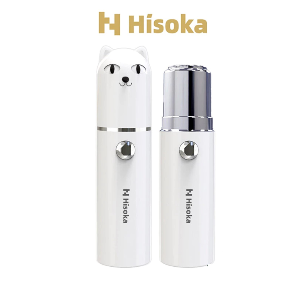 Hisoka ที่โกนหนวด ผู้หญิง กําจัดขน ที่โกนหนวดไฟฟ้า USB 300mAh ถอนขนจักแร้ ชิ้นส่วนส่วนตัว