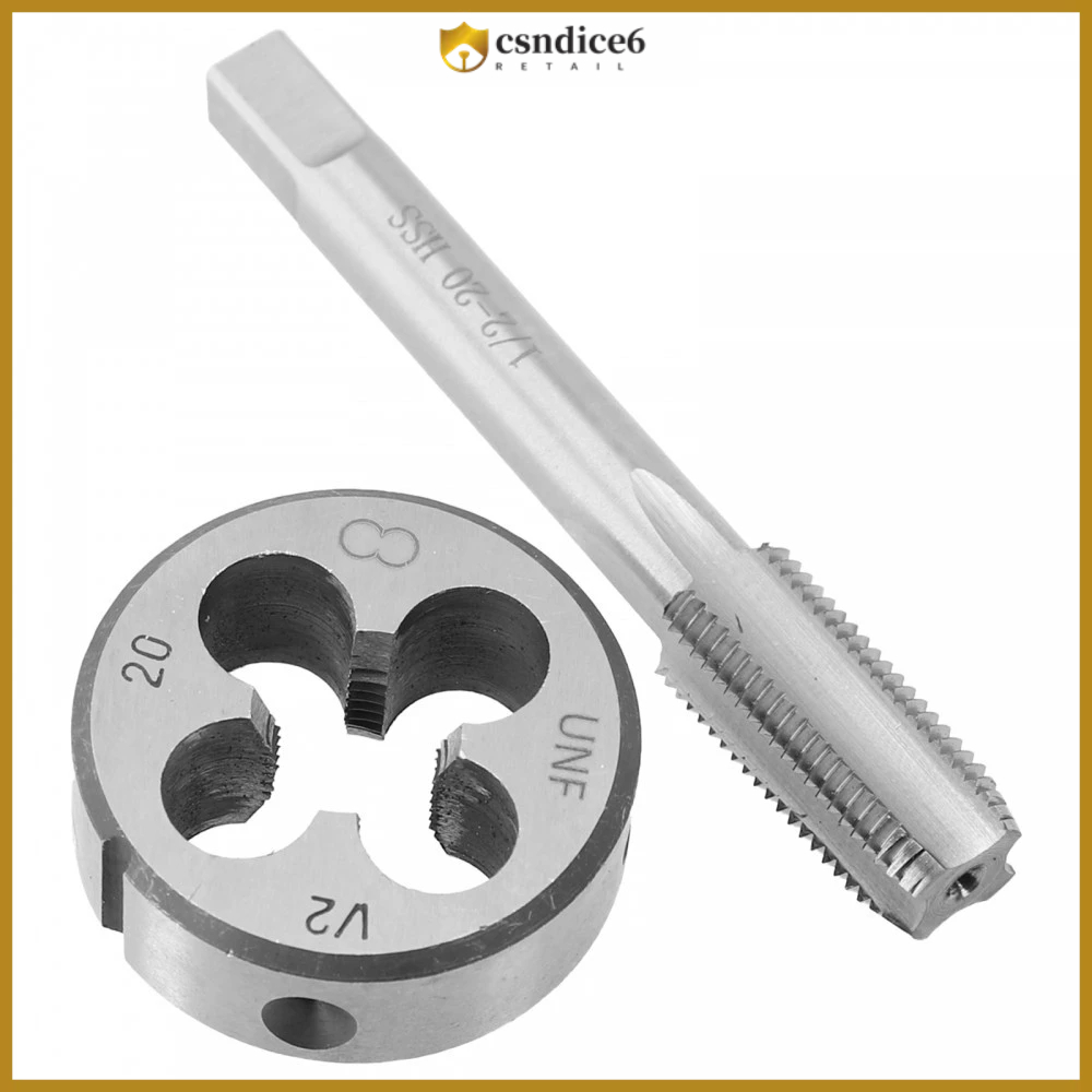CSCE GoodHSS 1/2-20 UNF Tap & 1/2-20 UNF Die Right Hand