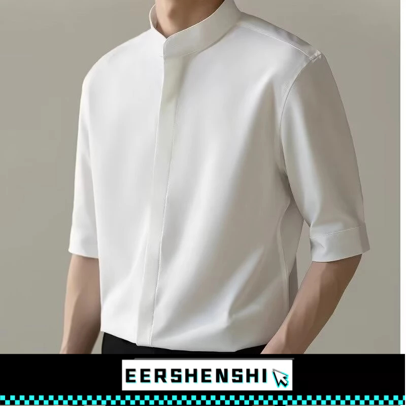คูปองเสื้อเชิ้ตผู้ชายปกขาว: BHAPSHDGA Workwear Lined Shirt เสื้อคอกลมจุดต่ำ