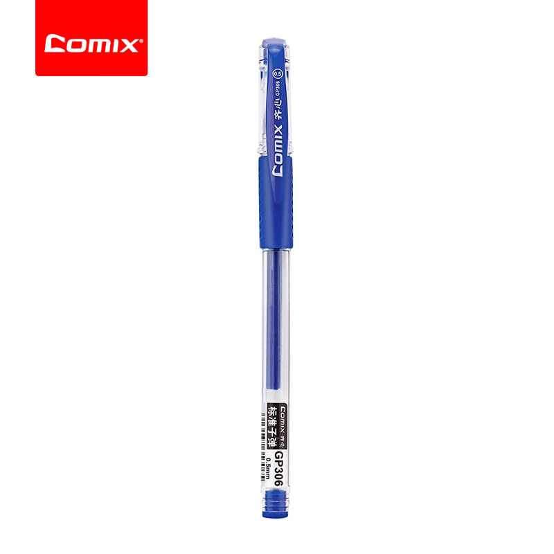 Comix ปากกาเจลหัวเข็ม 0.5 มม. มายเมโลดี้ สีดำ เขียนลื่น เส้นคม คุณภาพสูง เหมาะงานละเอียด