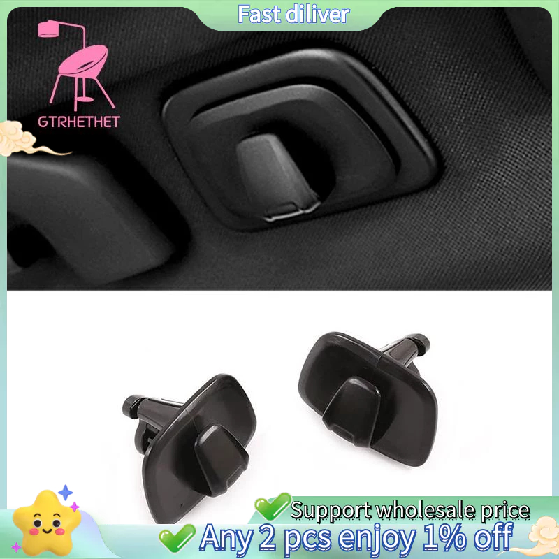 ตะขอแขวนเสื้อผ้า ติดหลังคารถยนต์ ABS สําหรับ Volvo V90 S90 XC40 XC60 XC90 2015-2020 2 ชิ้น
